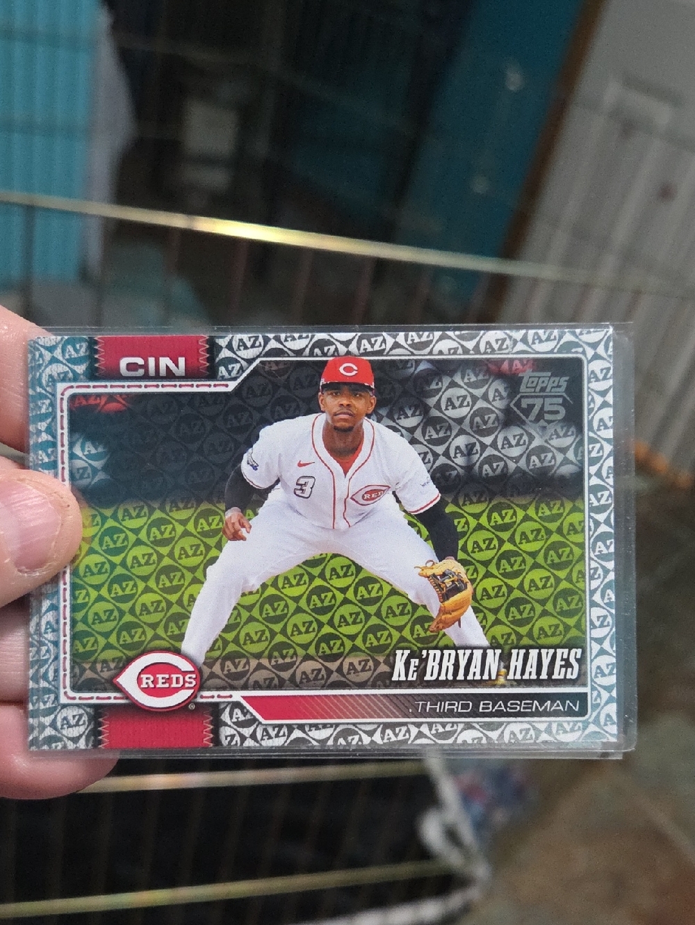 Topps Ke'Bryan Hayes Baseball Card - Red, White, Green
